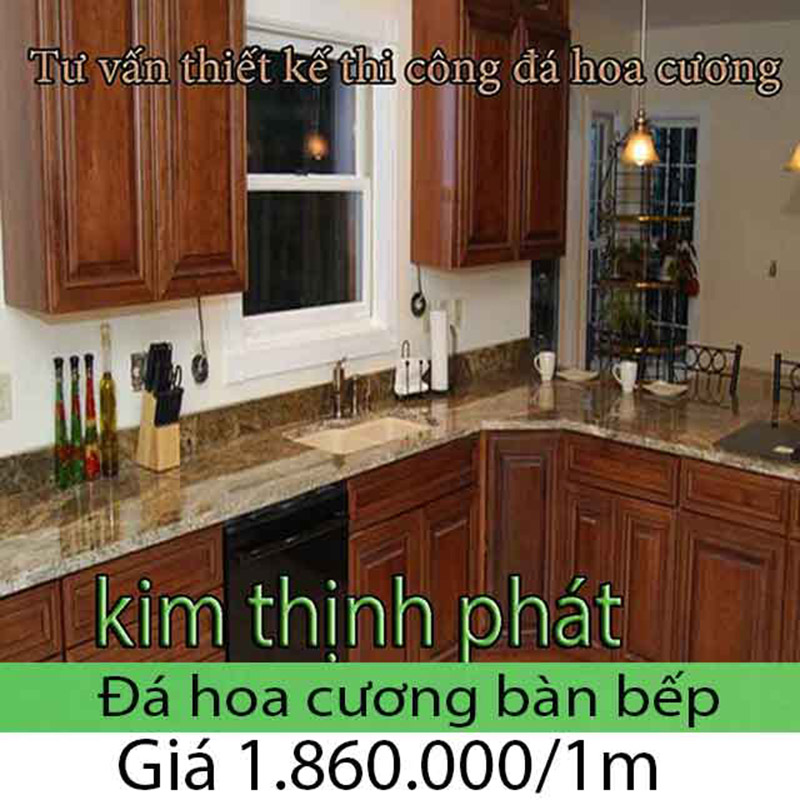Đá hoa cương bếp Bình Thuận