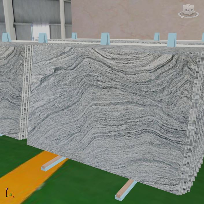 Bảng gia đá hoa cương granite trắng sa mạc