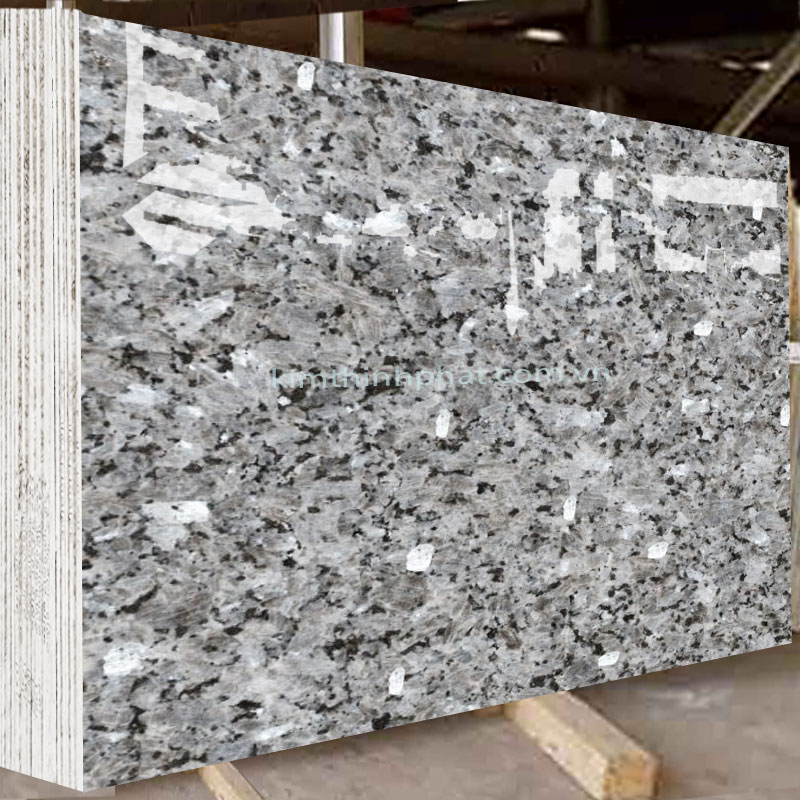 Bảng gia đá hoa cương granite xà cừ xám trắng