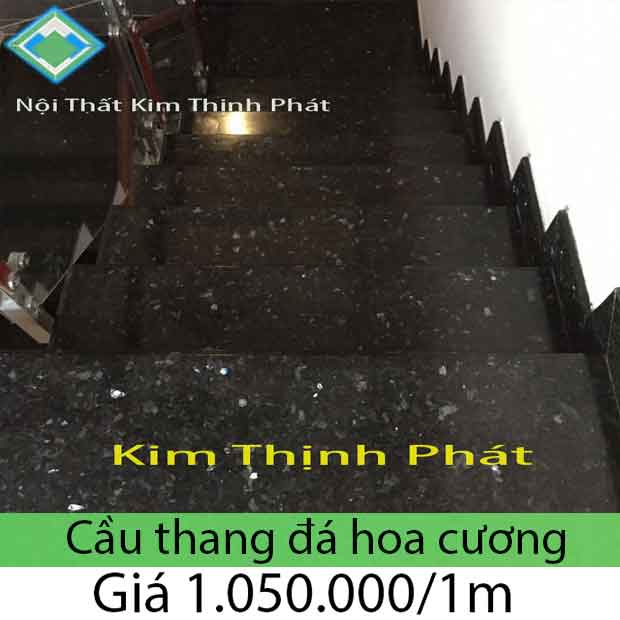 Báo giá cầu thang đá hoa cương  đen nhiệt đới trắng đen