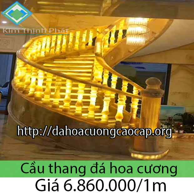 Báo giá cầu thang đá hoa cương nâu tây ban nha