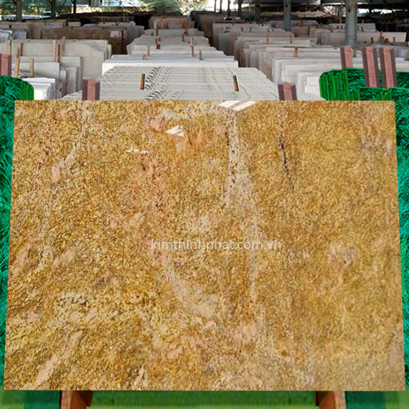 Đá hoa cương granite màu vàng