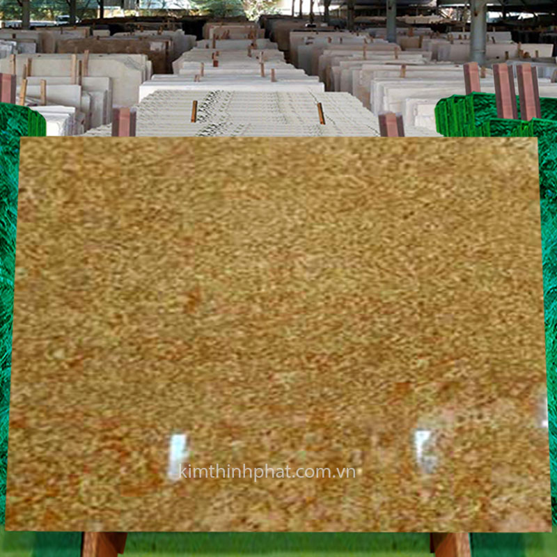 Đá hoa cương granite màu vàng