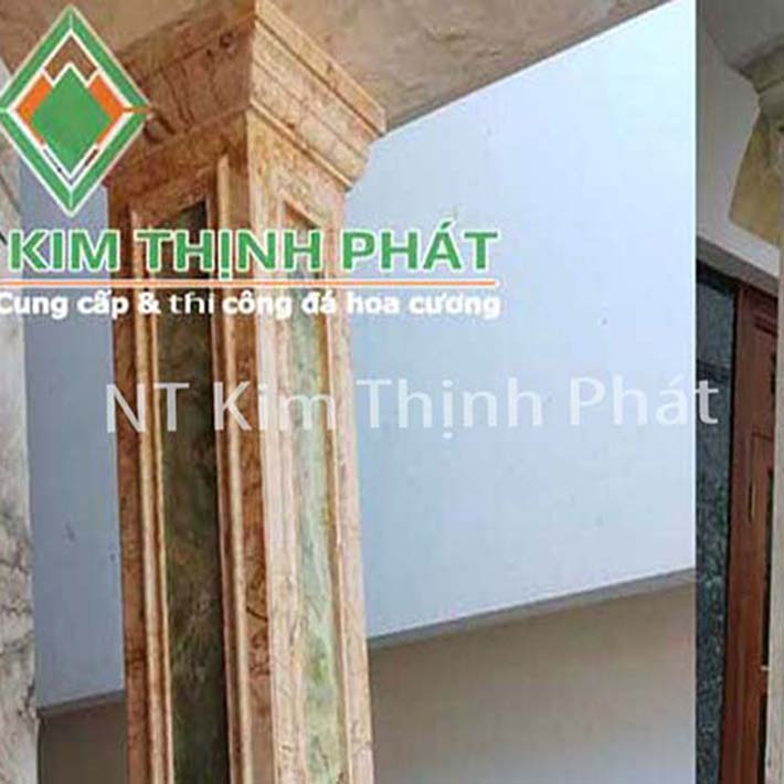 cột tròn đá hoa cương binh tân