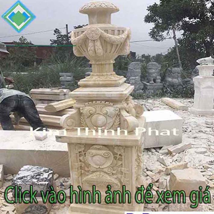 Cột tròn đá hoa cương Cao Lãnh