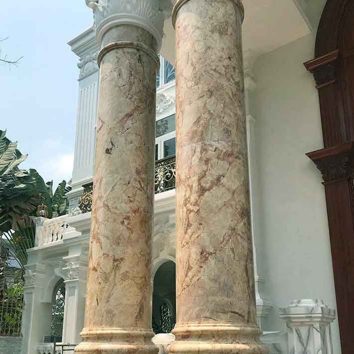 Cột tròn đá cẩm thạch