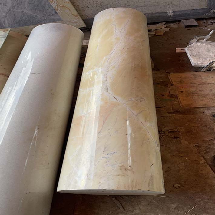Giá cột tròn đá hoa cương