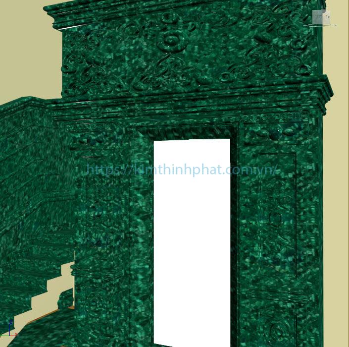 đá hoa cương khổng tước malachite