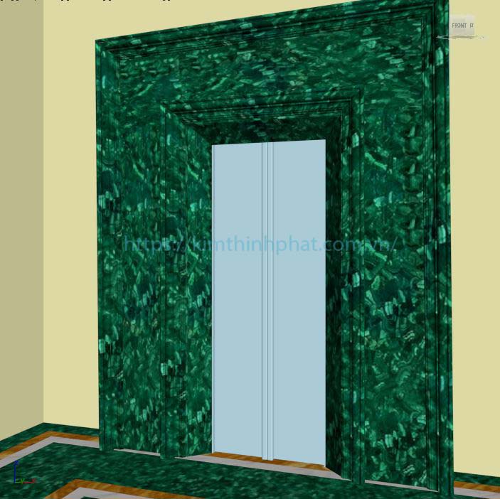 đá hoa cương khổng tước malachite