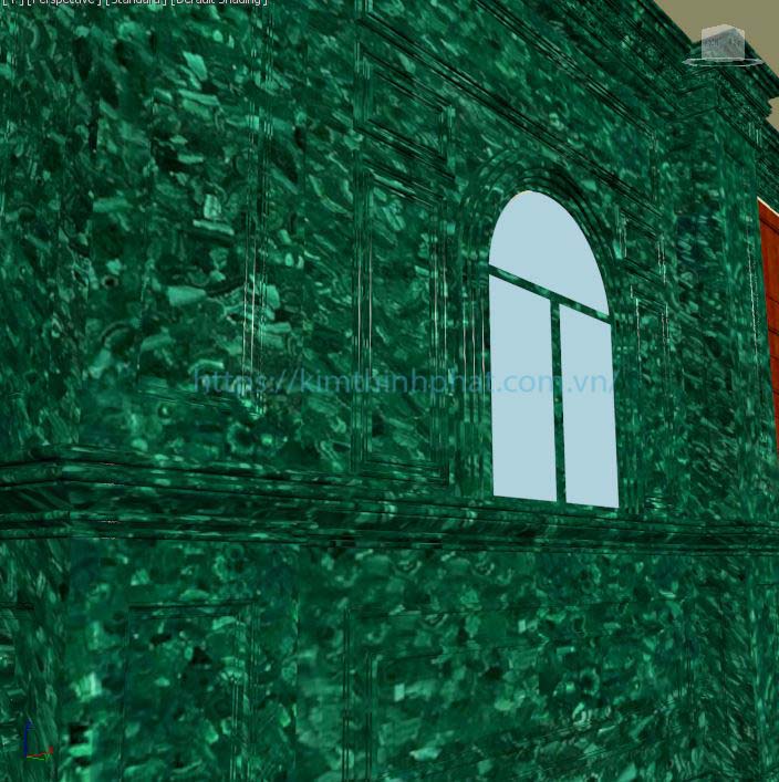 đá hoa cương khổng tước malachite