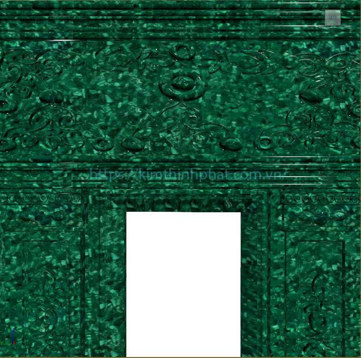 đá hoa cương khổng tước malachite