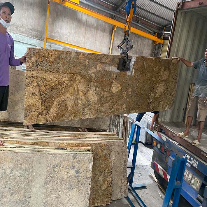 đá Granite vàng bình định giá bao nhiêu?