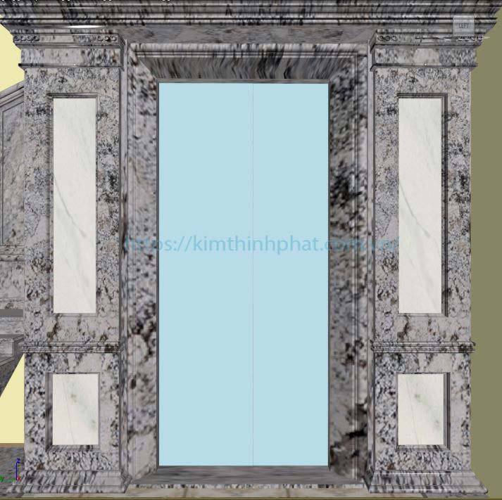 Dự án đá hoa cương granite Arendus white thanmg máy