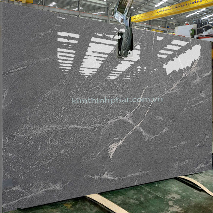 Dự án đá hoa cương granite Silver Grey slab