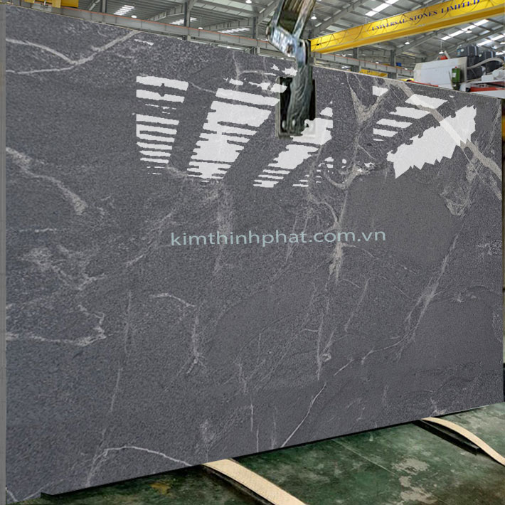 Dự án đá hoa cương granite Silver Grey slab