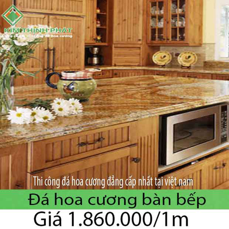 bếp đá hoa cương