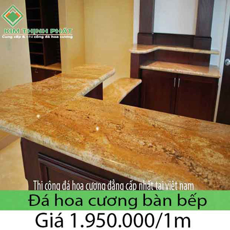 bếp đá hoa cương
