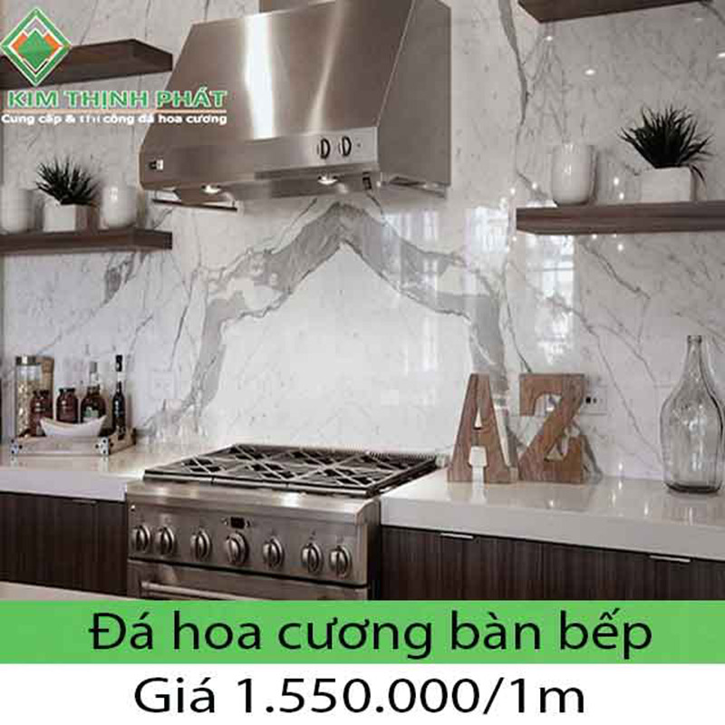 bếp đá hoa cương