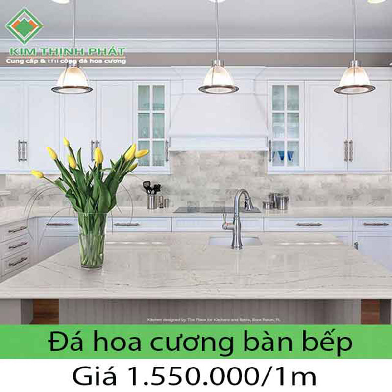 bếp đá hoa cương
