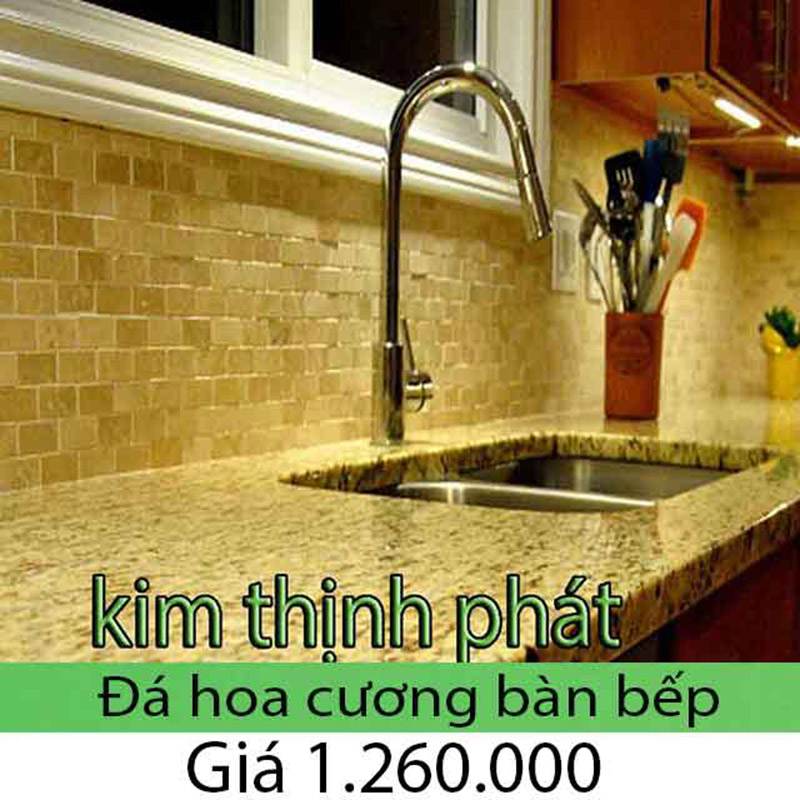 bếp đá hoa cương
