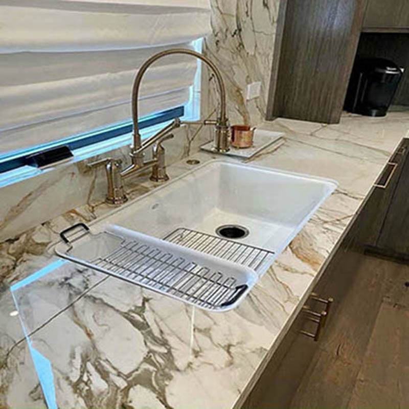 Thi công đá hoa cương ứng dụng đá marble